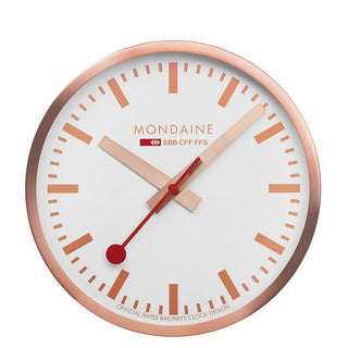 Wanduhr, 25cm, Küchenuhr, A990.CLOCK.18SBK