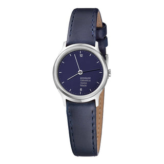 Discontinued I Helvetica Light, 26mm, blaue Lederarmbanduhr, MH1.L1140.LD