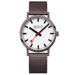 Classic, Brauner Edelstahl, 40 mm	, Frontansicht