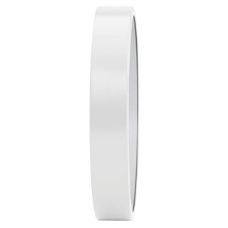 Weisse Wanduhr, 25 cm, Seitenansicht