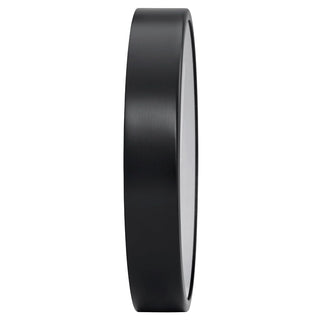Schwarze Wanduhr, 25 cm, Seitenansicht