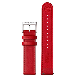 Doppio Solar, Rotes Veganes Apfelleder, 41 mm