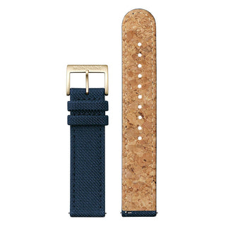 Classic, 40 mm, Tiefseeblaue goldene Uhr, A660.30360.40SBQ, Vorder- und Rückansicht des Armbands