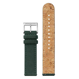 Classic, 40 mm, Waldgrüne goldene Uhr, A660.30360.60SBS, Vorder- und Rückansicht des Armbands