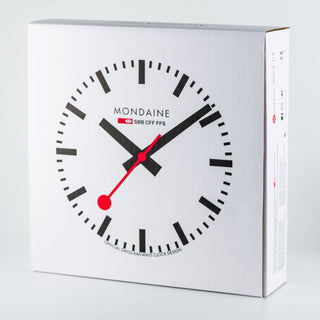 Red Wall clock, 25cm