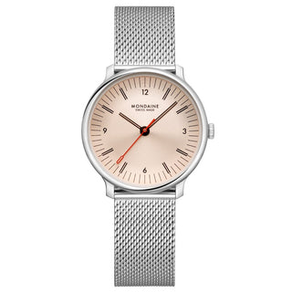 Doppio, Stainless Steel, 33 mm	, Front view