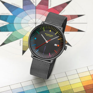 Doppio, Edelstahl, 41 mm	, Frontansicht