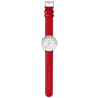 Doppio Solar, Rotes Veganes Apfelleder, 41 mm