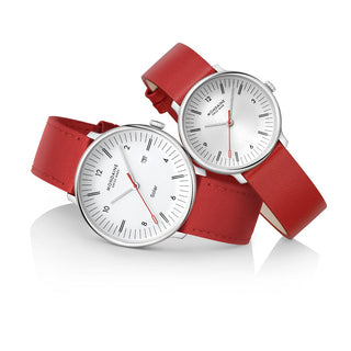 Doppio Solar, Rotes Veganes Apfelleder, 41 mm