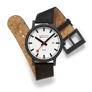 essence Solar, Schwartz, 41 mm	, Frontansicht
