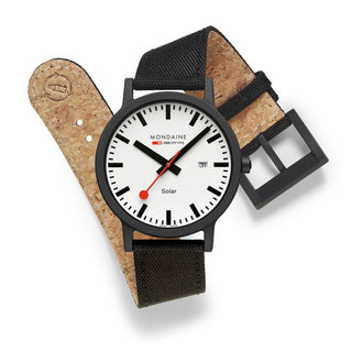 essence Solar, Schwartz, 41 mm	, Frontansicht