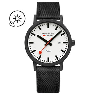 essence Solar, Schwartz, 41 mm	, Frontansicht