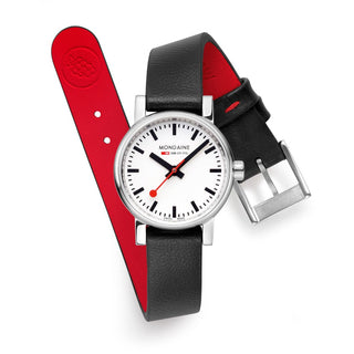 evo2, Schwarzes Veganes Traubenleder, 26 mm