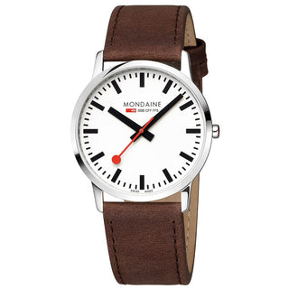 Simply Elegant, 41mm, brown leather watch, A638.30350.12SBG