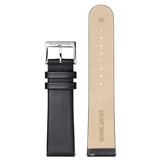 Real leather strap, 22 mm