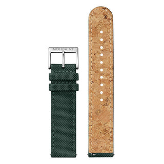 Park-Grüne Textil Armband, 20mm, FTM.3120.60Q.4.K
