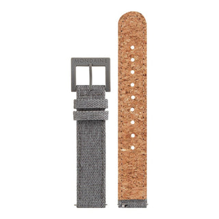 Textil Armband mit Korkfütterung, 16mm, FTM.3116.80H.K