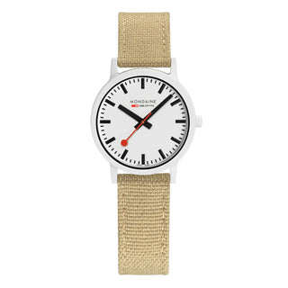 essence white, 32mm, nachhaltige Uhr für Damen, MS1.32110.LS