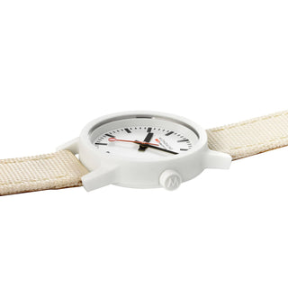essence white, 32mm, nachhaltige Uhr für Damen, MS1.32111.LT