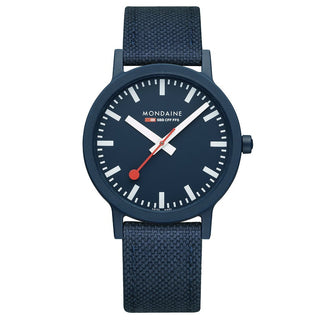 essence, 41mm, Ozean-Blaue nachhaltige Uhr, MS1.41140.LD, Front view