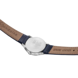 Discontinued I Helvetica Light, 26mm, blaue Lederarmbanduhr, MH1.L1140.LD