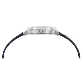 Discontinued I Helvetica Light, 26mm, blaue Lederarmbanduhr, MH1.L1140.LD