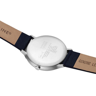 Discontinued I Helvetica Light, 38mm, schwarze Lederarmbanduhr, MH1.L2110.LD