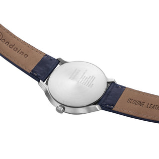 Discontinued I Mondaine Helvetica No1 Regular Bleu Marine MH1.R2240.LD