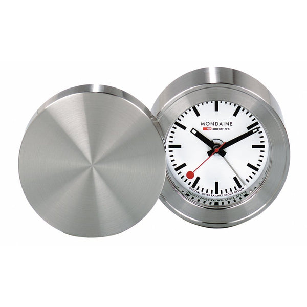快適グッズ・旅行小物 Mondaine Travel Alarm Clock Table clock,travel alarm, 50mm, MSM.64410 – Mondaine Schweiz